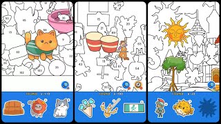 Sticker Book Cartoon Game Gameplay Android screenshot 2