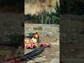 OMG ‼️😱 FIREFIGHTERS HELP A CAR STUCK ON THE TRACKS BUT TOO LATE #train #experiment #shorts