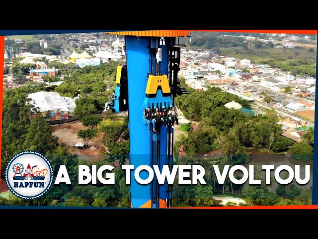 Atração da semana: Big Tower - Beto Carrero World - HapFun