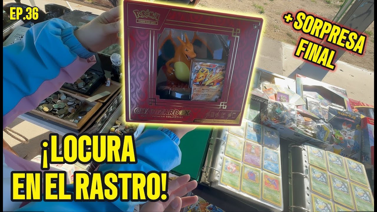 LOCURA en el RASTRO. POKÉMON, STRANGER THINGS, DRAGÓN BALL, CONSOLAS...DE TODO! EP.36