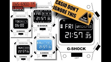 CASIO G-Shock DWS-6900-TM - NEW Concept by WatchUP69 + FULL Tutorial - CASIO DON