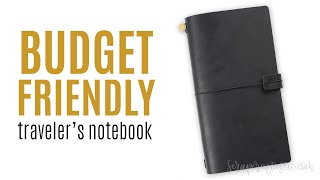 Unboxing a NEW Budget & Beginner Friendly Leather Traveler's Notebook