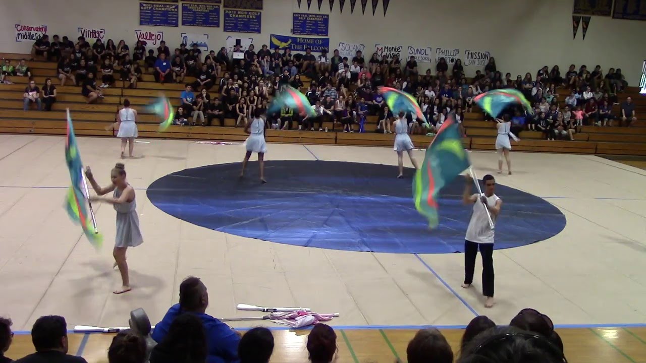 California High School Winterguard Foothill Winter Show 2016 YouTube