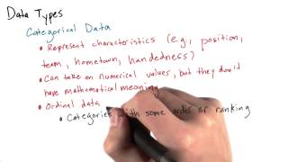 Different Data Types 2 - Categorical Data - Intro to Data Science