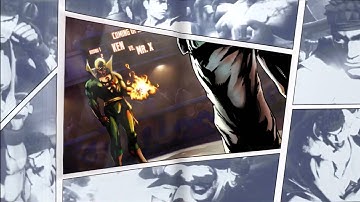 Marvel vs Capcom 3 - Arcade Mode part 2 ( character ending + credits )