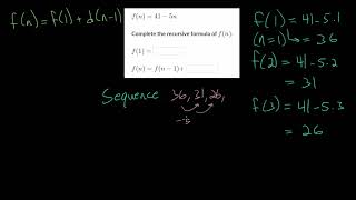 Converting Recursive and Explicit Forms of Arithmetic Sequences: Challenge Problem