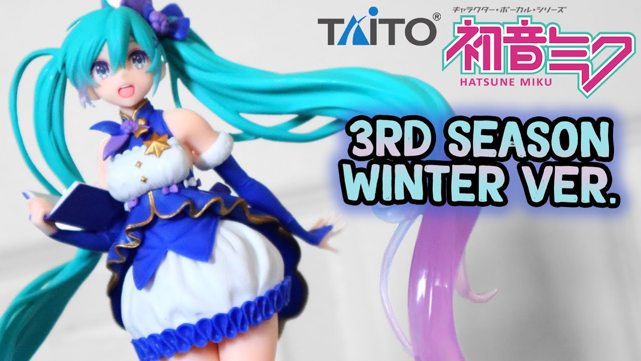 Hatsune Miku 3rd Season Winter Ver. Unboxing - Taito - YouTube