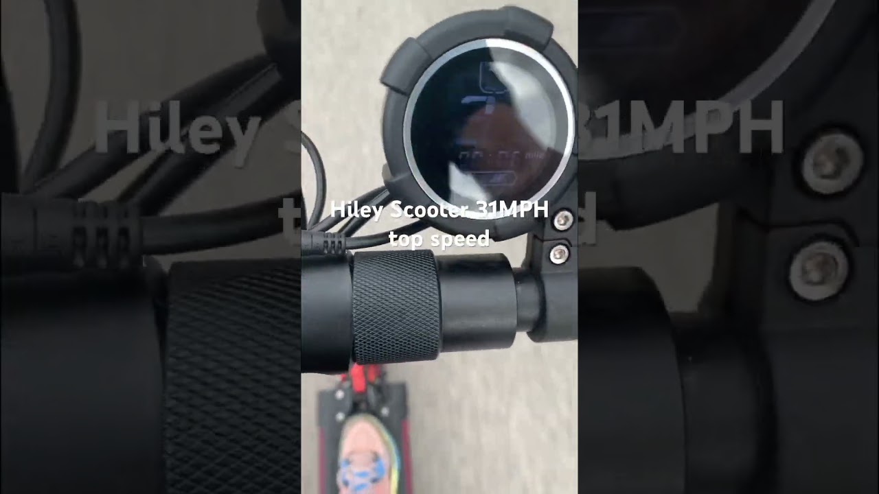 Hiley Electric Scooter 31MPH top speed!! 