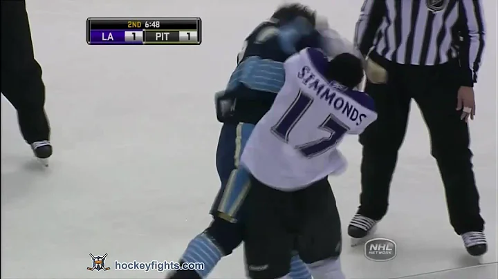 Wayne Simmonds vs Ryan Craig Feb 10, 2011