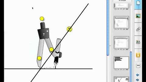 How to Constructing a parallel line through a point with compass and straight edge