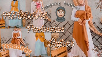 Tutorial Outher Dari Hijab Pashmina Terbaru | Alendia Rahmah Sholihah