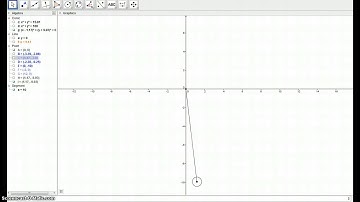 Pendulum on Geogebra