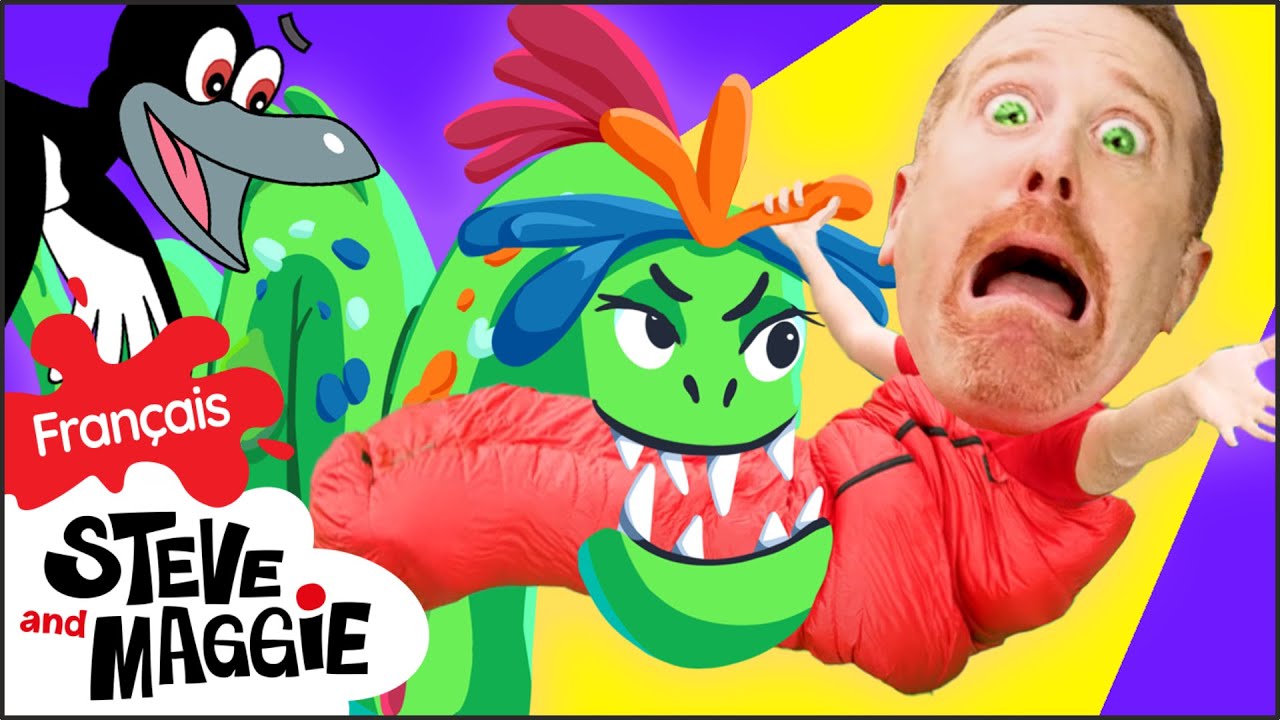 Camping effrayant avec le NOUVEAU Bigfoot ET PLUS pour les enfants de Steve et Maggie Français