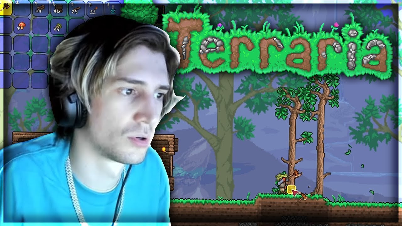 xQc Plays Terraria Classic (with chat) YouTube