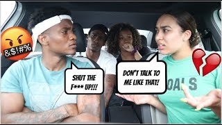 COUPLES ARGUMENT PRANK IN FRONT OF SIBLINGS! *DID NOT END WELL*