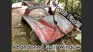 Neglected and Abandoned Wrecked 63 Split Window Found!!