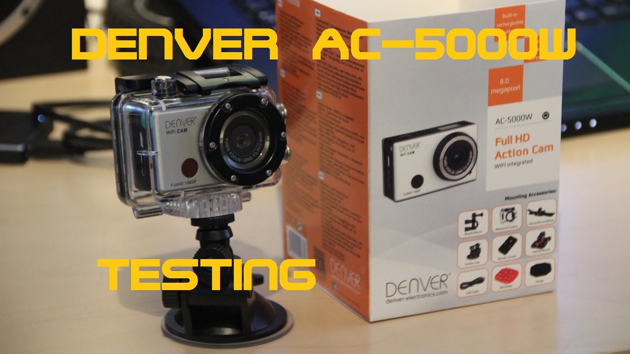 Testing DENVER AC-5000W Actioncam