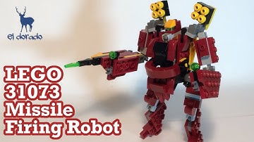 LEGO CREATOR 31073 pct’s MOC - Missile Fire Mech -Alternate in MythCreat SpeedBuild -ConstructionToy
