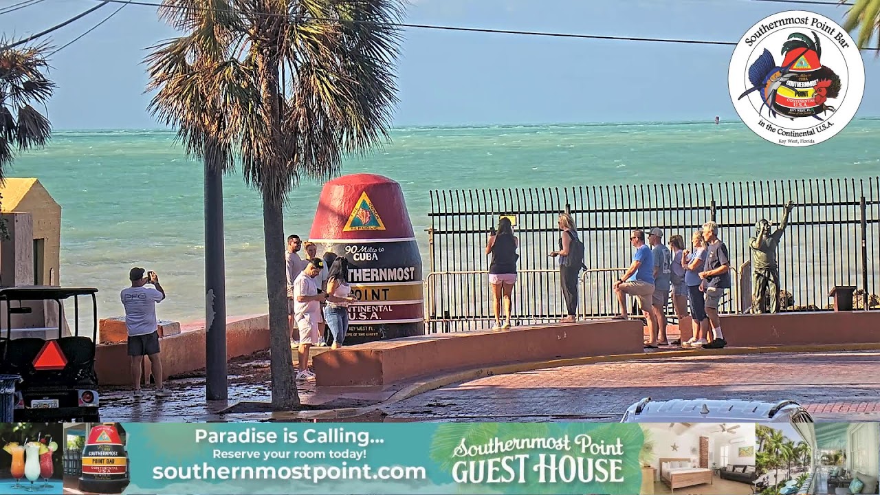 Southernmost Point Bar - Live Buoy Camera 24/7 in Key West, FL