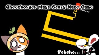 (Chikn Nuggit) Cheezborger Plays Scary Maze Game