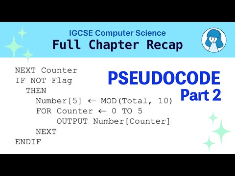 Pseudocode Revision: 2D Arrays, Procedures, Functions, Files, Strings, Rounding (IGCSE CS 0478/0984)