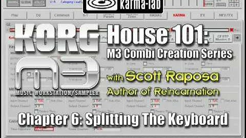 Korg M3 Video Tutorial: House 101, Chapter 6