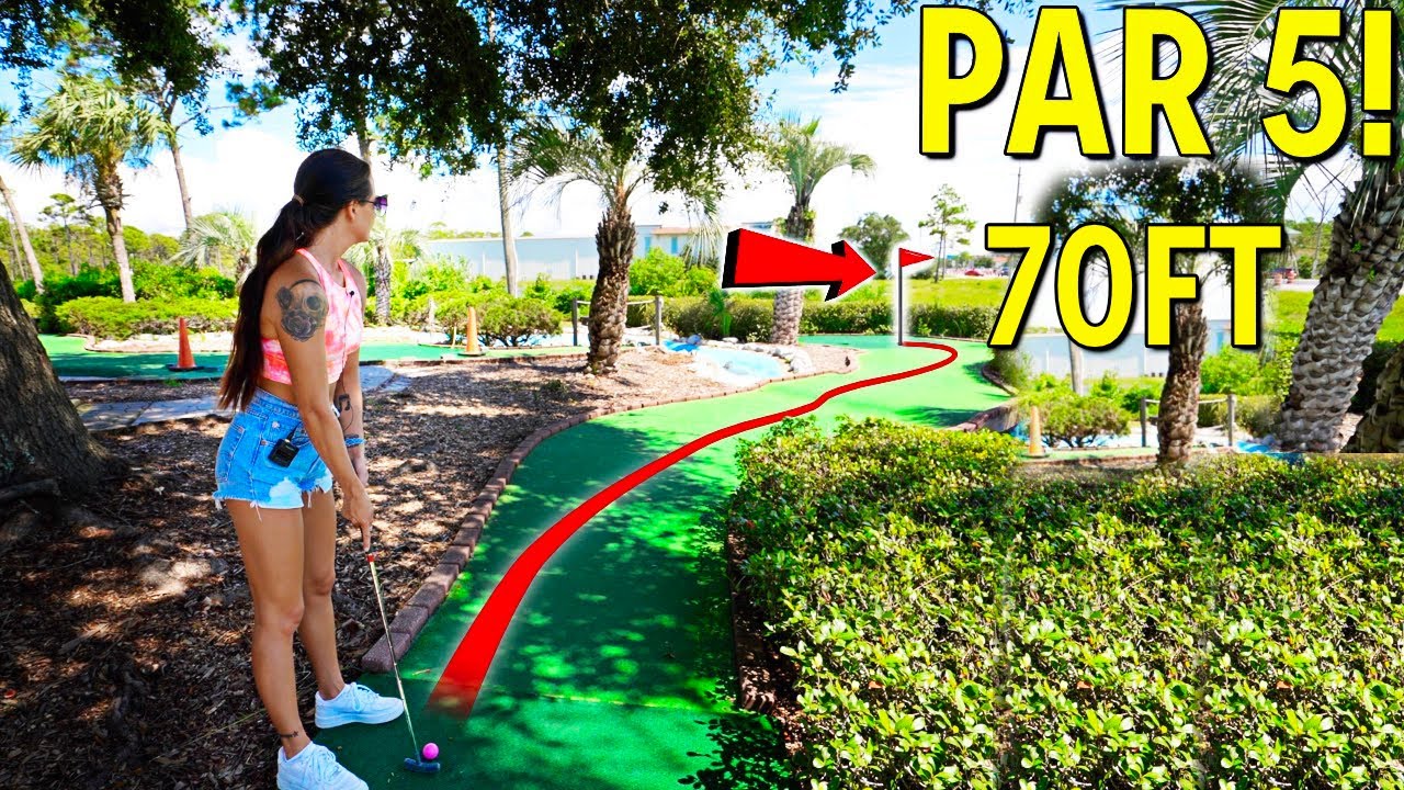 My BEST Hole In One Yet! - Super Challenging Mini Golf Course - YouTube