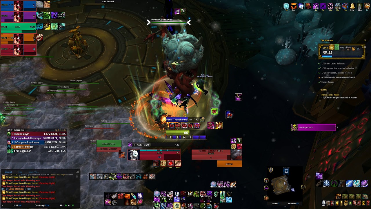 Unbound Abomination Dance - Underrot Final Boss