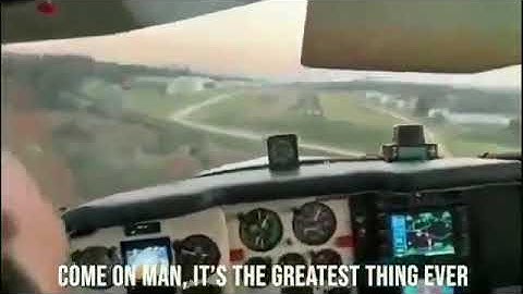 He put the gear up instead of flaps!