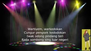 Wartiyem Fanny Sabila (WARTIYEM WA KANCIL & WA KOSLET) Video Cover Lirik