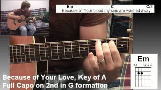 Video thumbnail of "Because of Your Love Evan Wickham"