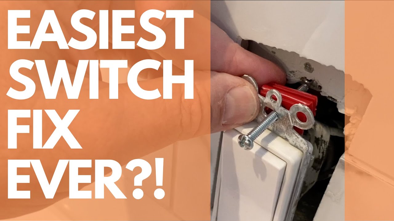 Easiest Switch Fix Ever?! DIY Home Improvement Anyone Can Do! - YouTube