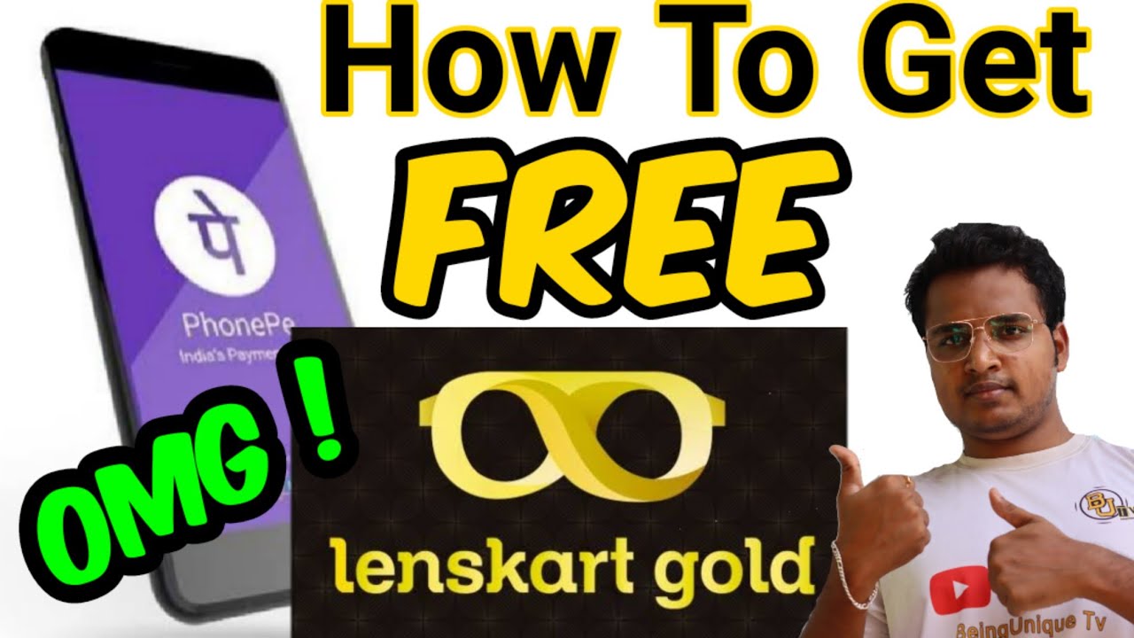 How To Get Lenskart Gold Membership Free Via PhonePe Lenskart Gold