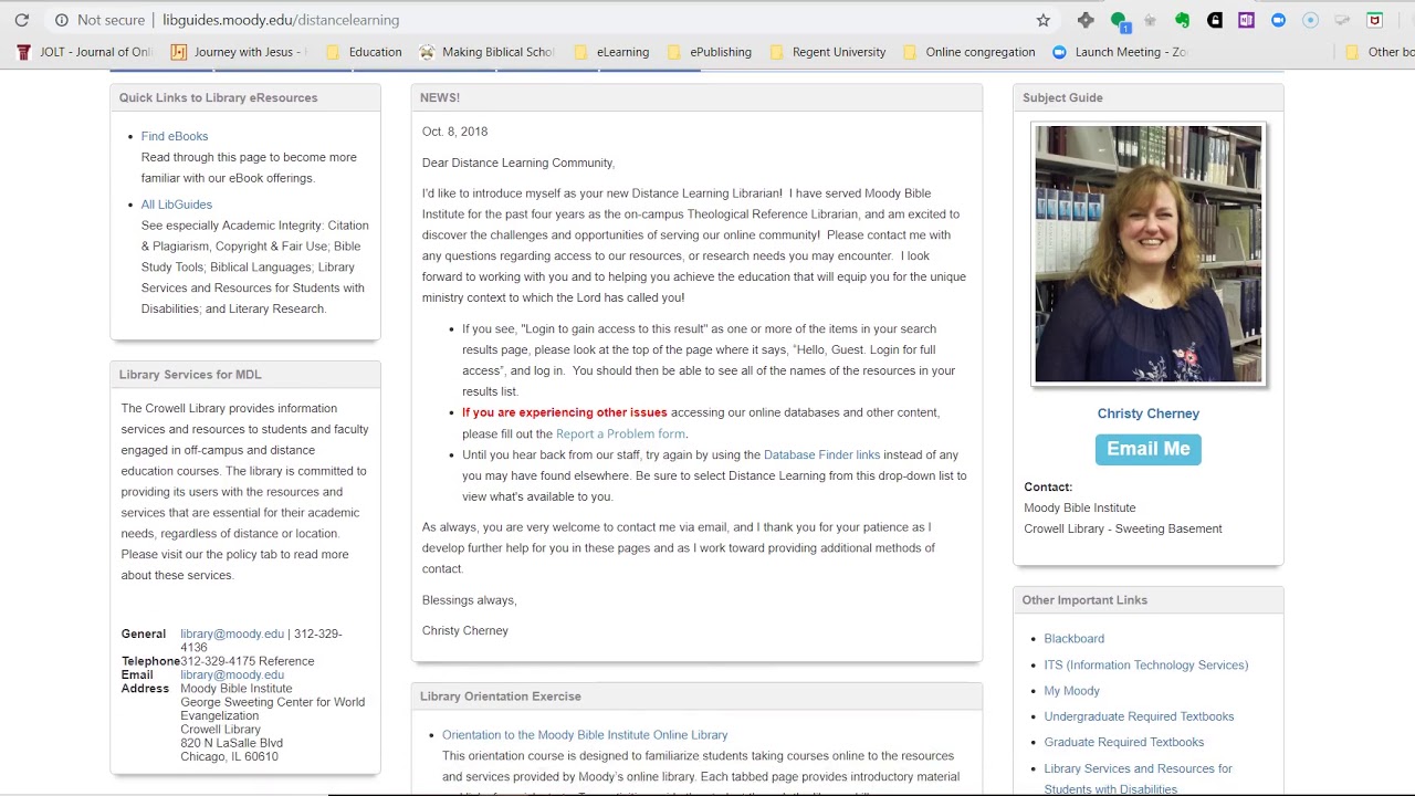 Moody Library Video Tour YouTube