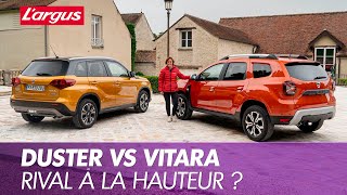 Le Dacia Duster restylé (2021) face au Suzuki Vitara