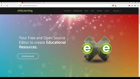 Exe Learning Tutorial Part 1