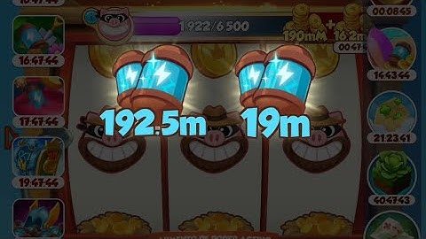 192.5mil +19mil at RAID MADNESS ✅️ TARGET COMPLETE + Surf Challenge + Hidden Gardens on COIN MASTER