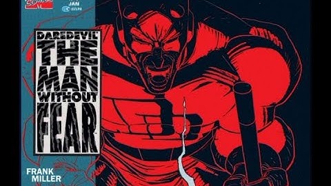 DAREDEVIL THE MAN WITHOUT FEAR.  PART 4.   FRANK MILLER.