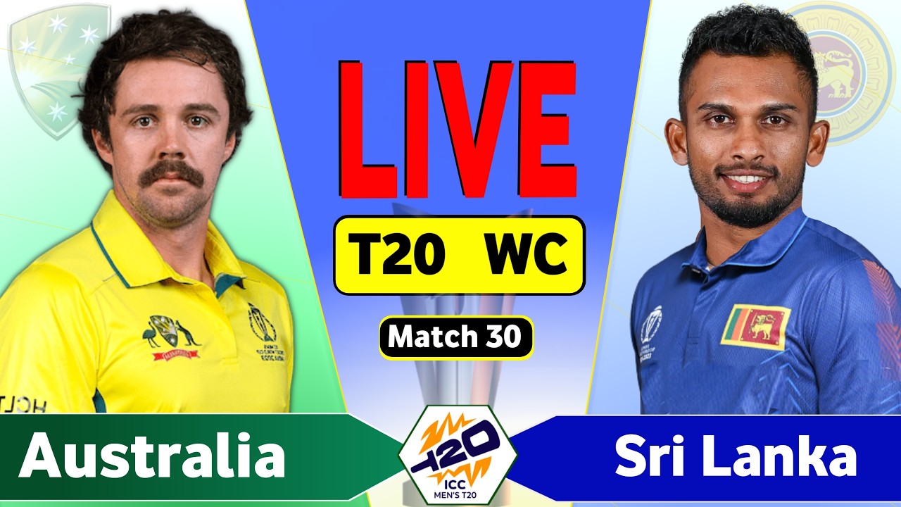Sri Lanka vs Australia 30th T20  Match  | AUS vs SL Live Cricket Score | SL BAT