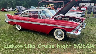 Cruised out to Ludlow MA Elks Lodge for another great car show 05/28/2024.