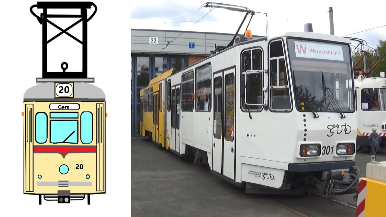 Straßenbahnen- und Museen Nr. 20 Straßenbahn Gera