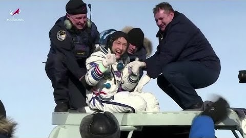 Watch as NASA astronaut Christina Koch returns to Earth after record space mission