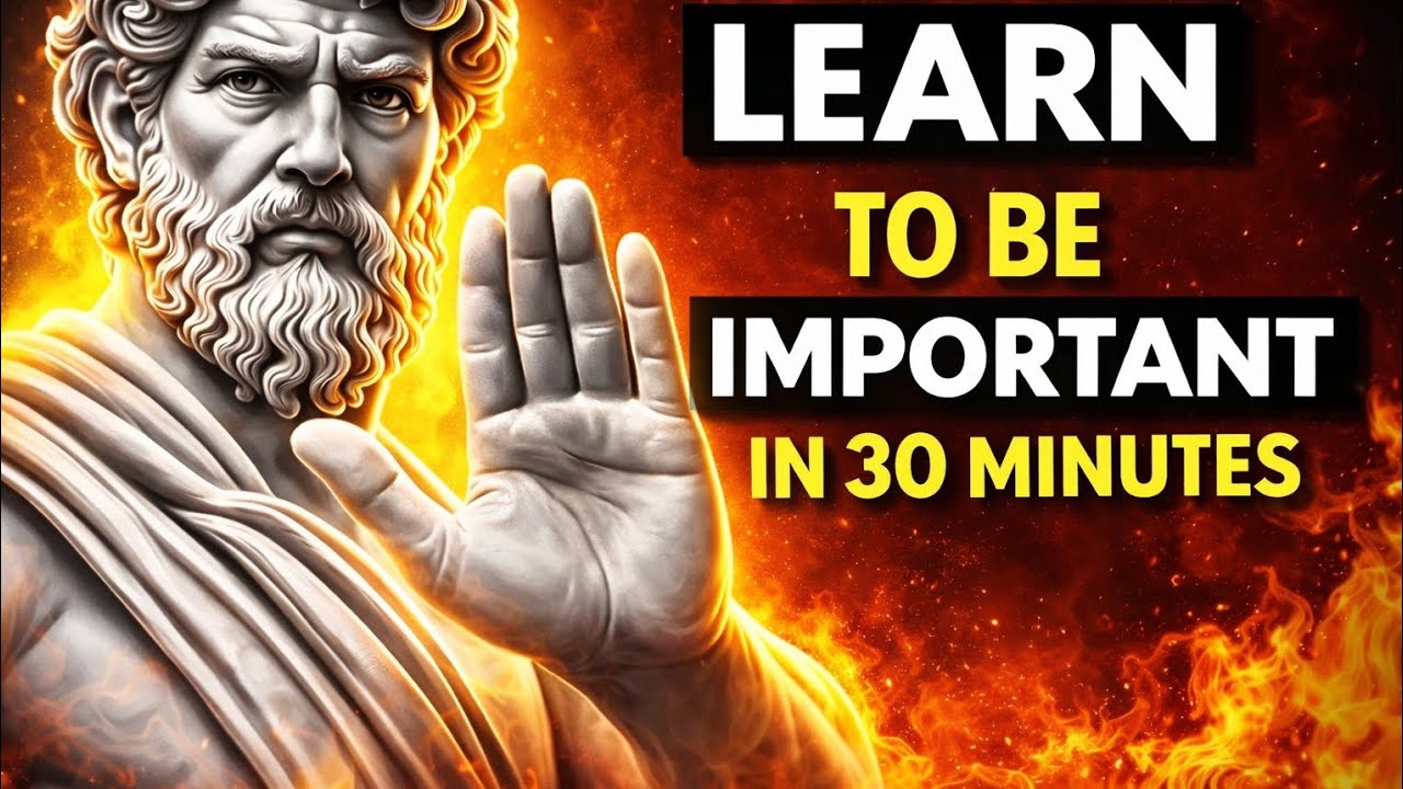 5 Stoic Lessons That Will Make You IMPORTANT Again| Never Lower Yourself | Stoicism Motivation