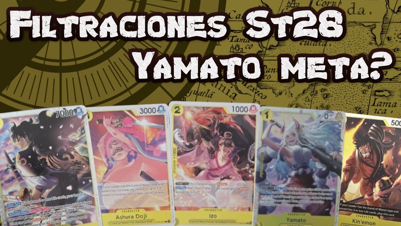 FILTRADAS LAS NUEVAS CARTAS DEL ST28 DE YAMATO | ONE PIECE CARD GAME EN ...
