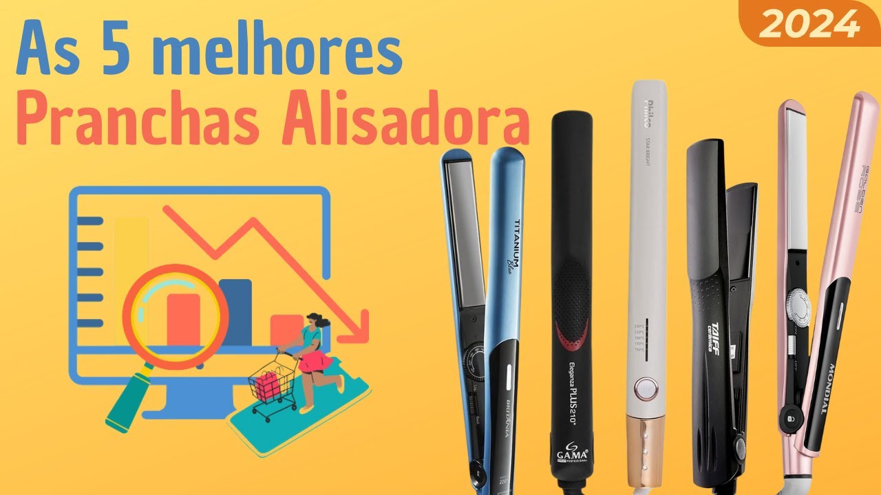Qual a melhor PRANCHA ALISADORA | 5 melhores CHAPINHAS DE CABELO - YouTube