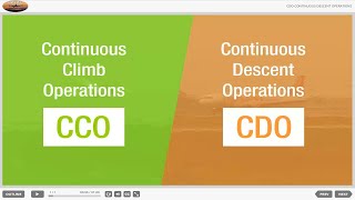 Continuous Descent & Climb Operations Training / CDO & CCO #01 Benefits of CDO & CCO