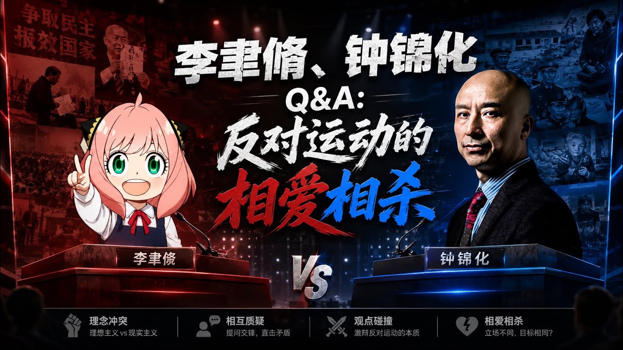 李聿脩、钟锦化精彩Q&A: 反对运动的相爱相杀