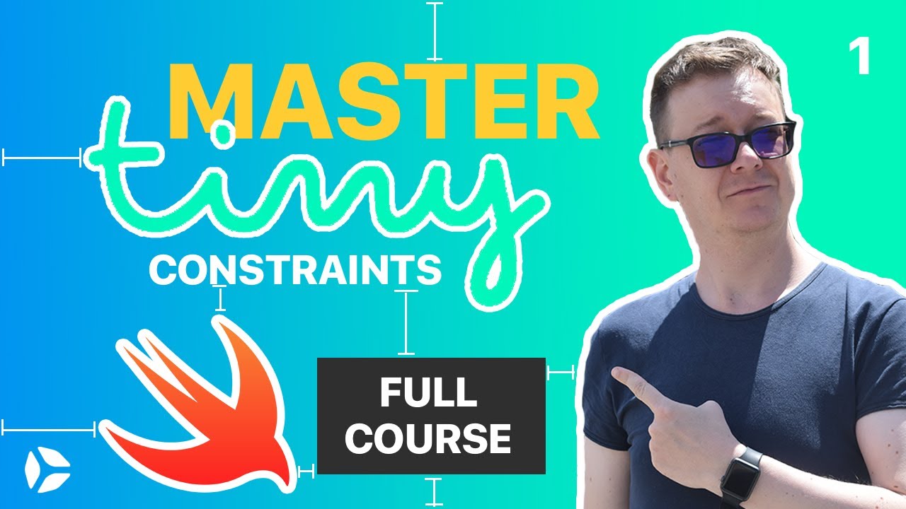Master TinyConstraints | AutoLayout for Humans in Swift 5 (SETUP) - YouTube
