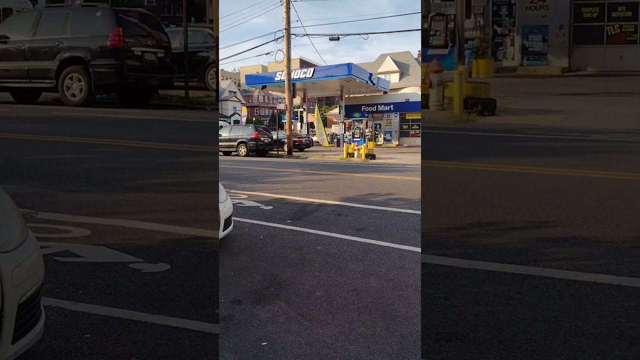 Bath Avenue. Gas station. Brooklyn, NY