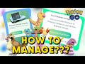 NEVER WORRY about POKEMON STORAGE again! (STORAGE Management in POKEMON GO)